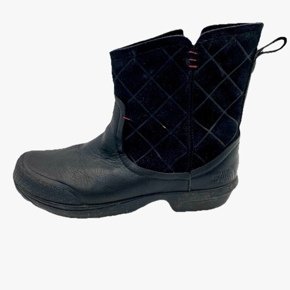 The North Face‎ Black Boots Thermoball Metro Quilted Suede Waterproof Women 7